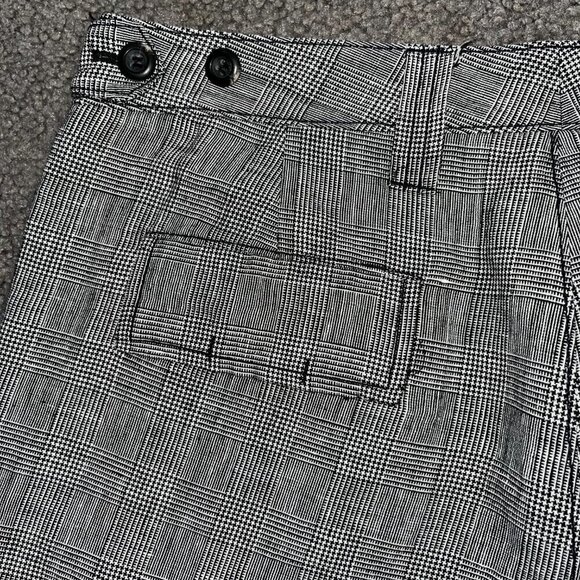 Rare Vintage RALPH LAUREN POLO JEANS CO. 100% Linen Glen Plaid Cropped Pants 8 - Picture 8 of 11